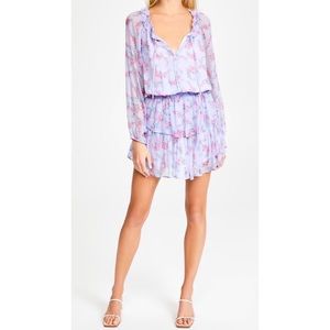 LoveShackFancy Wisteria Lilac Popover Dress